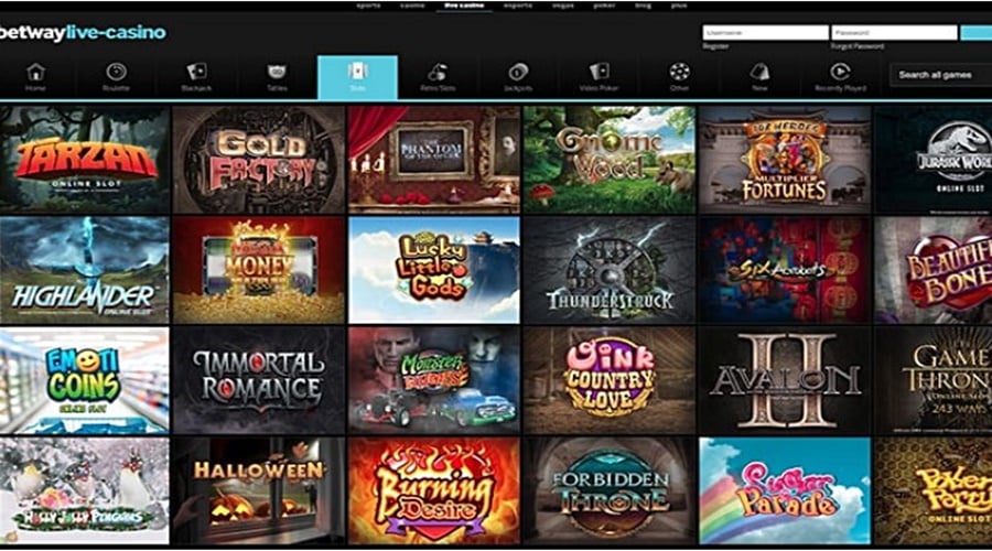 Betway Casino - 50 ฟรีสปินไม่มีโบนัสเงินฝาก
